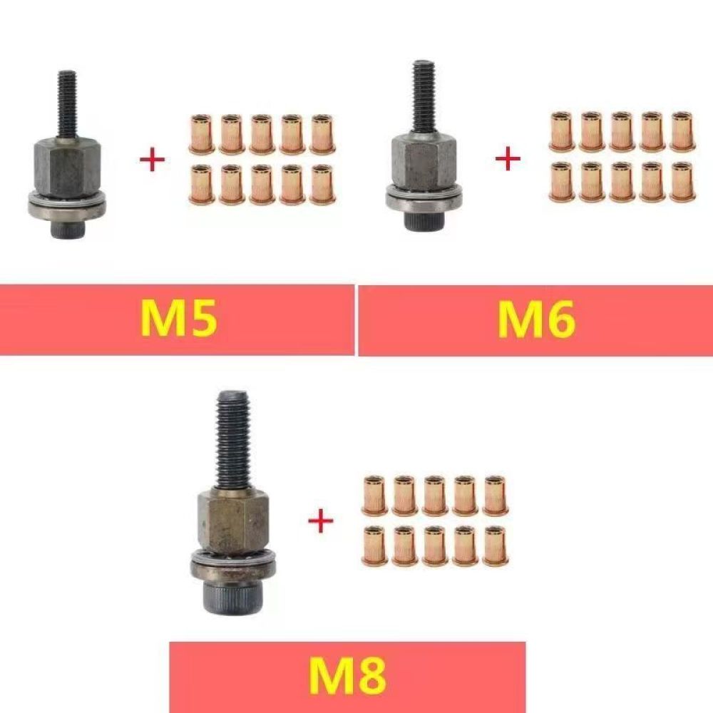 Rivet Setter Tool - Portable Hand Riveter Tool M3 M12