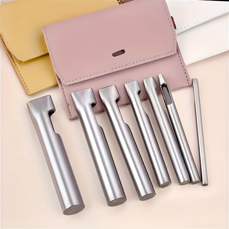 Leatherwork Punch - 5pcs Leather Oblong Belt Hole Puncher