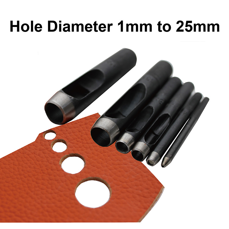 Leatherwork Punch - 1mm 2mm 3mm 4mm 5mm 6mm