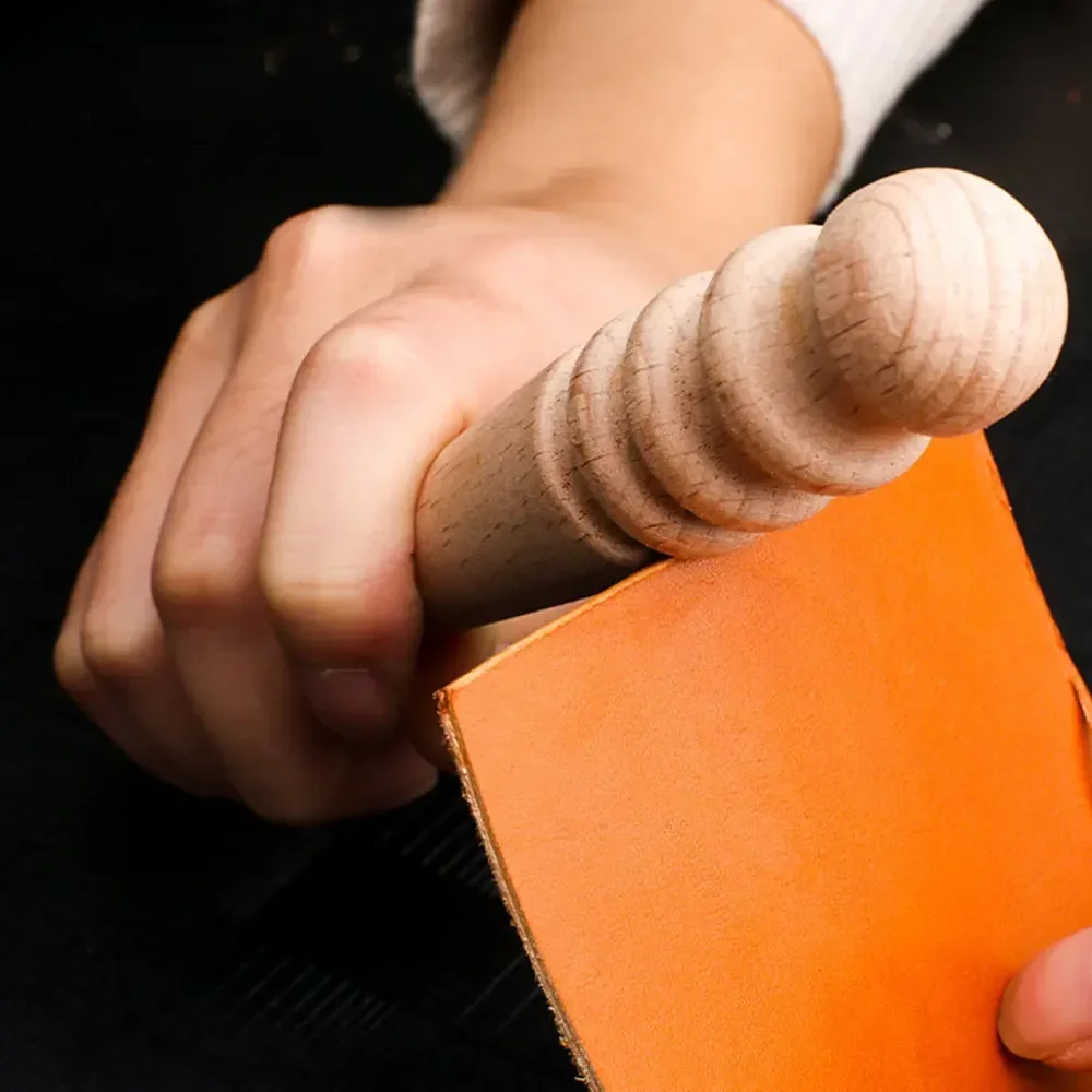 Multi-Size Wood Slicker Leathe - Leather Work Organiser 评论和价格