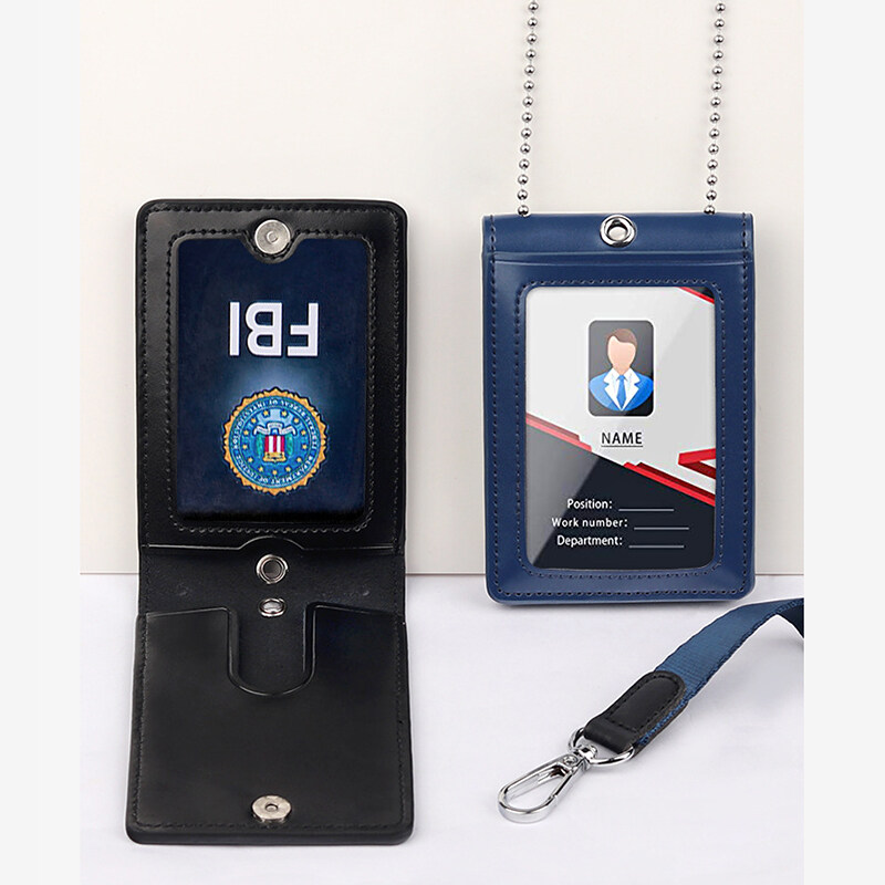 Genuine Leather ID Badge Holde - Leatherworker Name 评论和价格