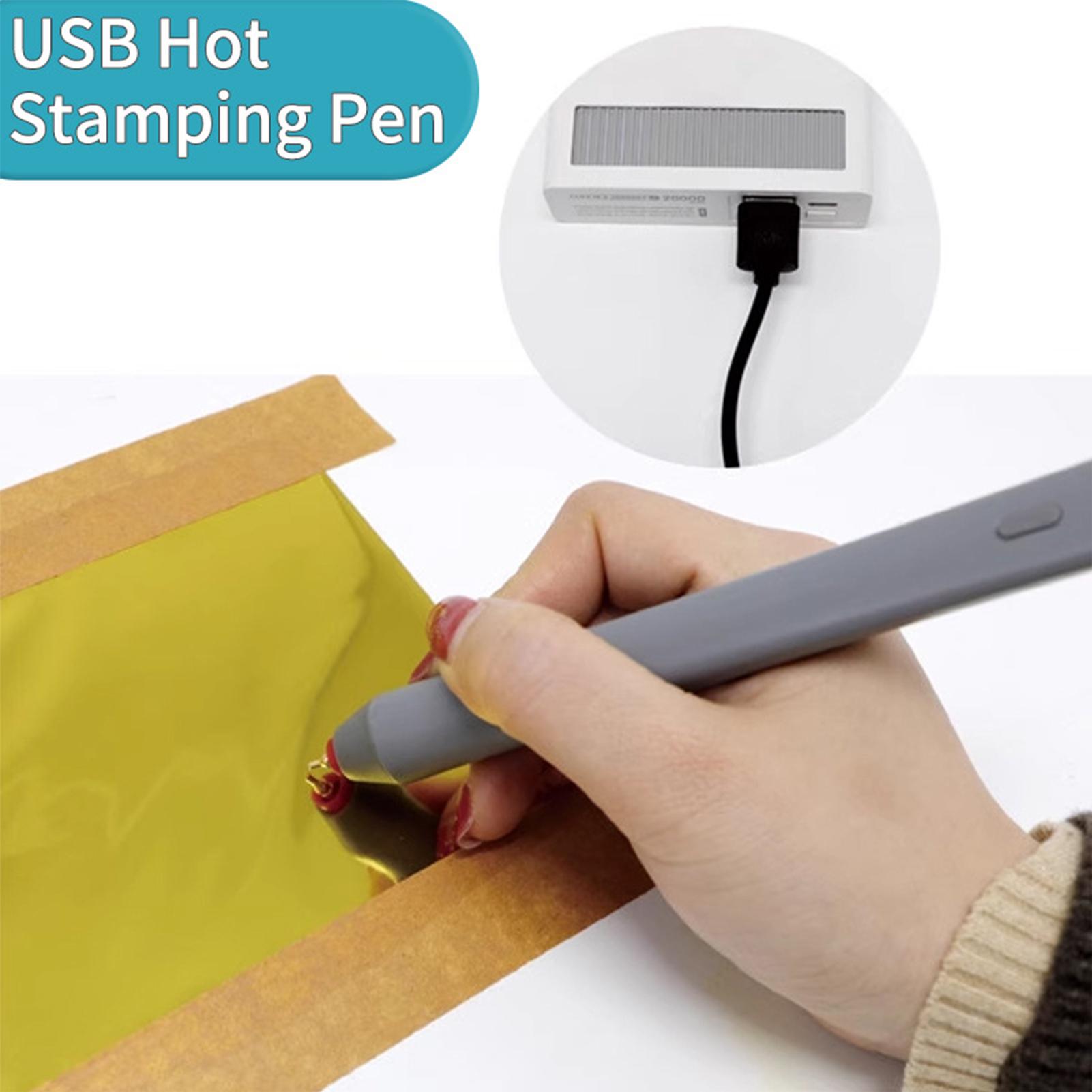 Hot Foil Pen Stamping Tool wit - Leather Work Organiser 评论和价格