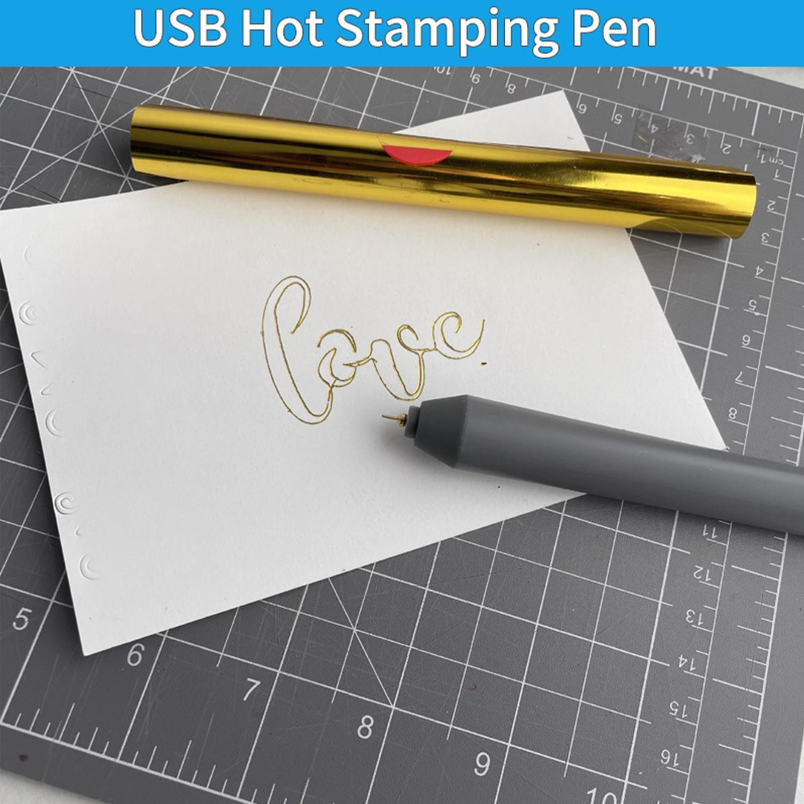 Hot Foil Pen Stamping Tool wit - Leather Work Organiser 评论和价格