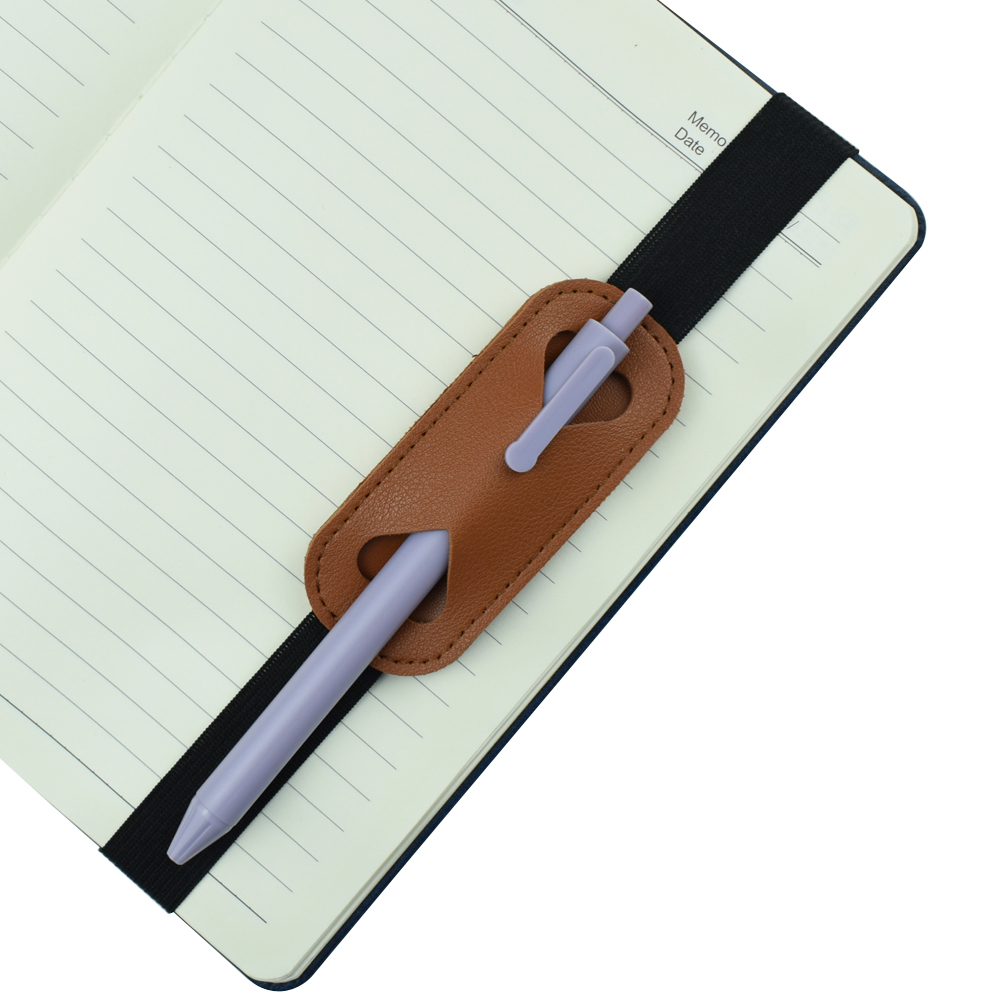 Elastic PU Leather Pen Holder  - Leather Work Notepad 评论和价格