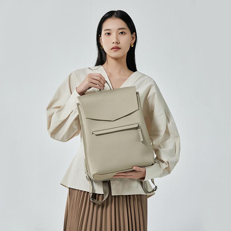Fashion New Japanese And Korea - Leather Work Womens Backpack 评论和价格