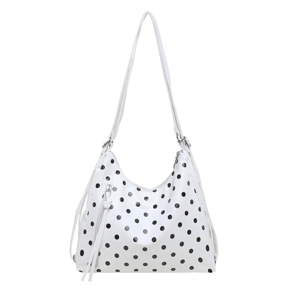 Vintage PU Leather Polka Dot S - Leather Work Womens Backpack 评论和价格
