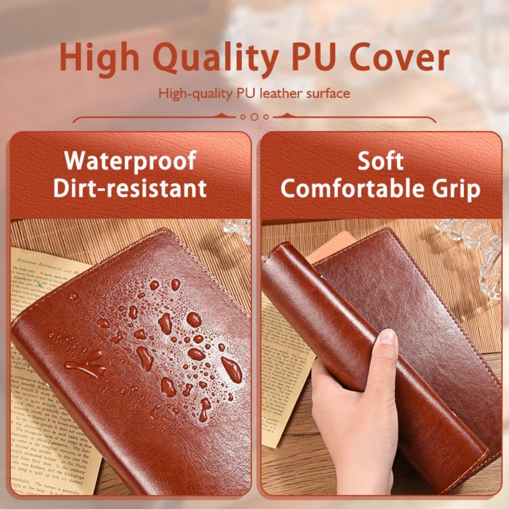 New A5/A6 Notebook Loose-leaf  - Leather Work Notepad 评论和价格