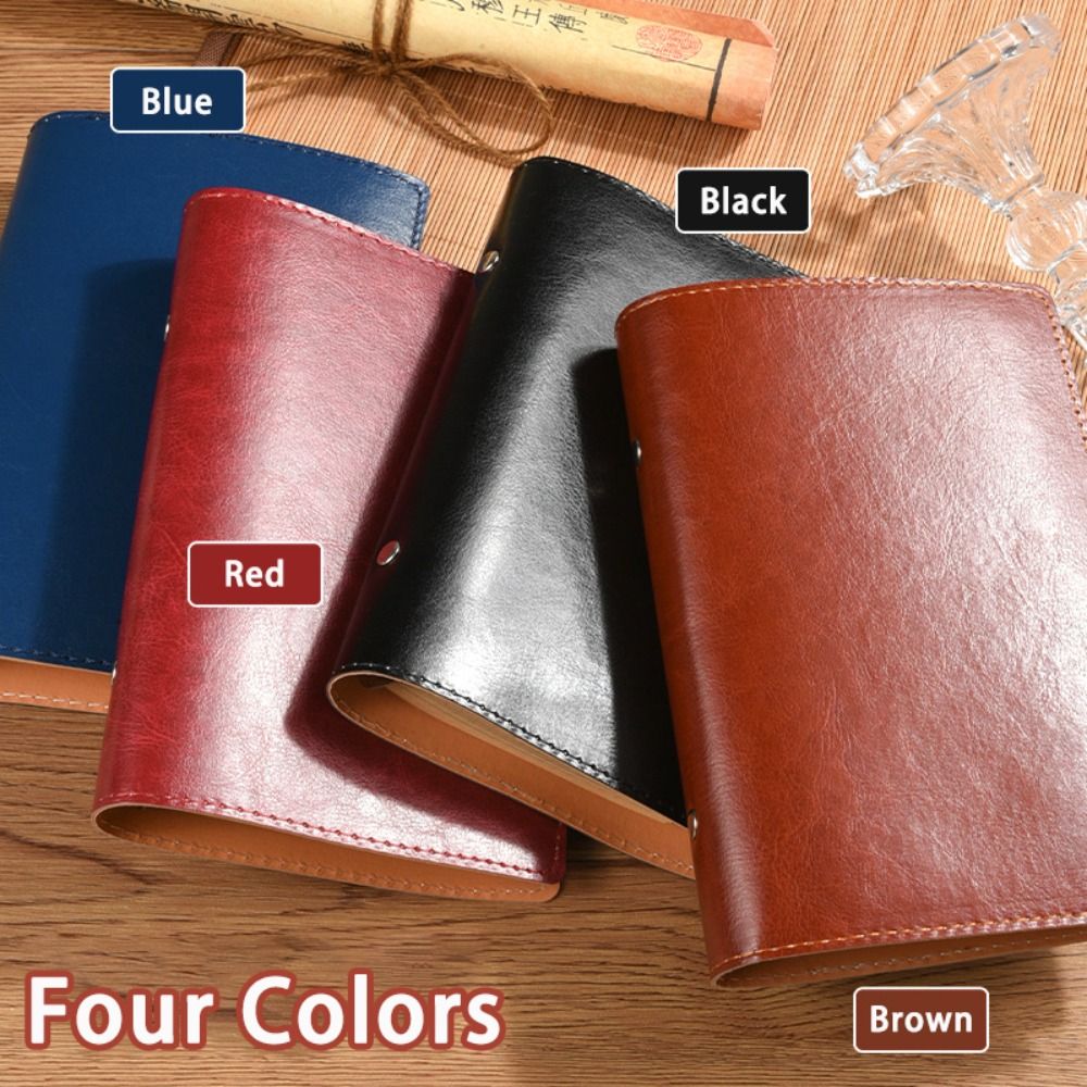 New A5/A6 Notebook Loose-leaf  - Leather Work Notepad 评论和价格