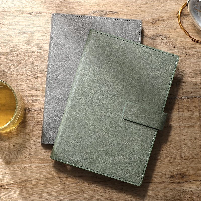 A5 Business Notebook Color-Cha - Leather Work Notepad 评论和价格