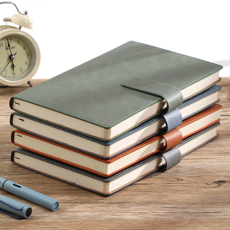 A5 Business Notebook Color-Cha - Leather Work Notepad 评论和价格