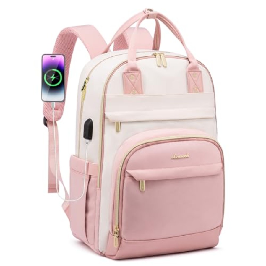 Backpack for Women, Laptop Bac - Leather Work Womens Backpack 评论和价格