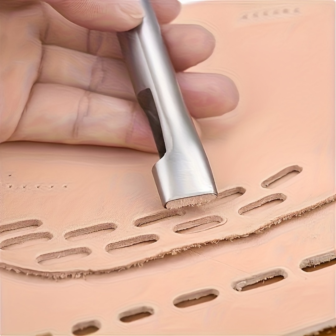 5pcs Leather Oblong Belt Hole  - Leatherwork Punch 评论和价格