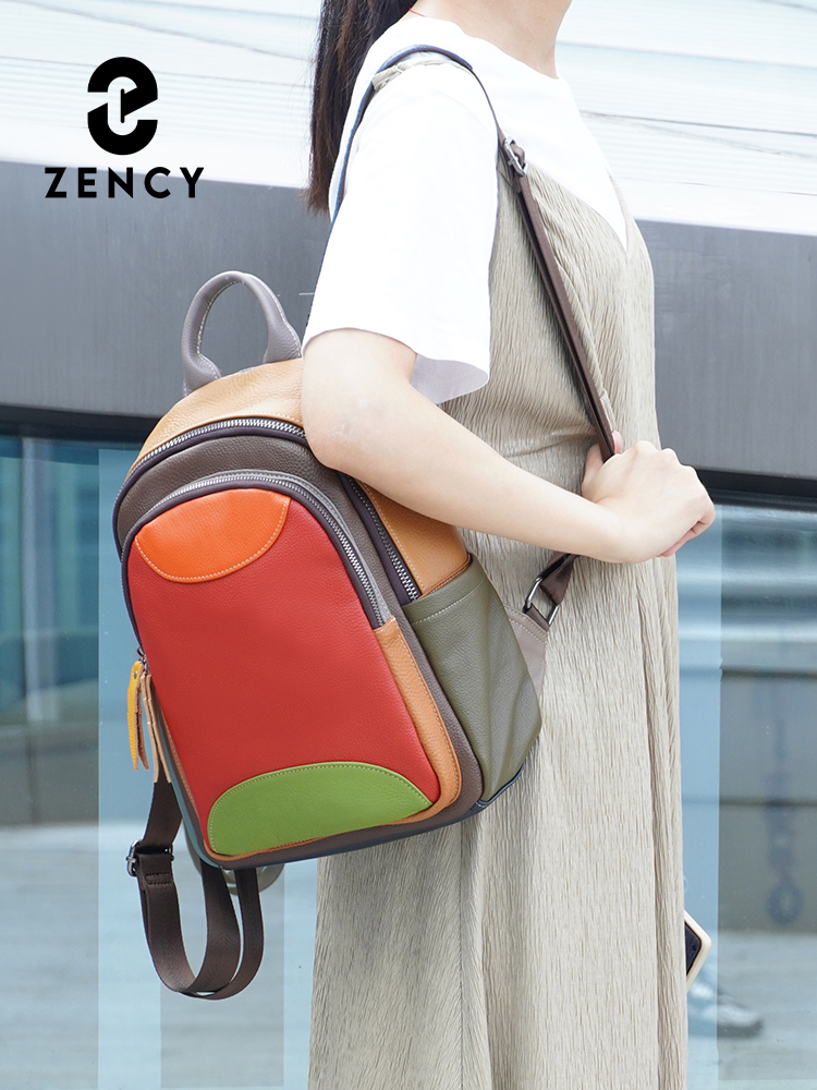 Zency Women's Genuine Leather  - Leather Work Womens Backpack 评论和价格