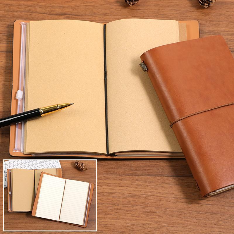 Hot Vintage PU Leather Refilla - Leather Work Notepad 评论和价格