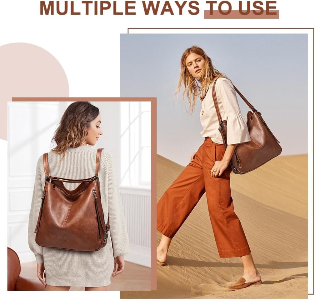 Luxury Women Tote Bag Handbags - Leather Work Womens Backpack 评论和价格