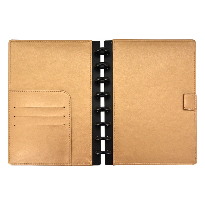 Loose-leaf Leather Cover Mushr - Leather Work Notepad 评论和价格