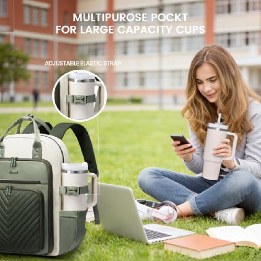 Laptop Backpack for Women, Wat - Leather Work Womens Backpack 评论和价格