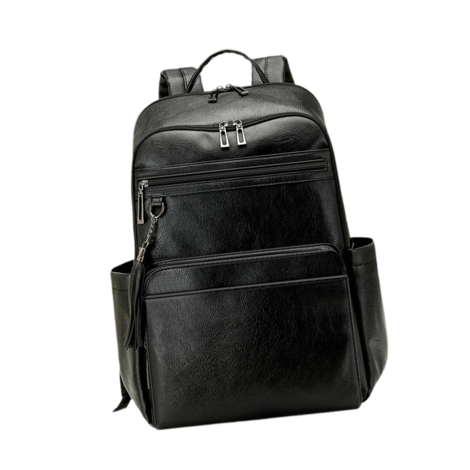 Premium PU Leather Womens Trav - Leather Work Womens Backpack 评论和价格