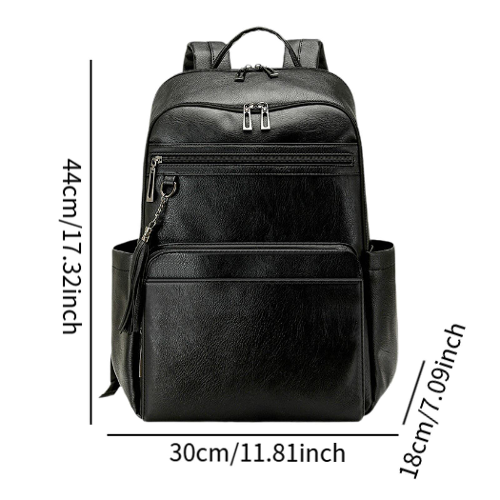 Premium PU Leather Womens Trav - Leather Work Womens Backpack 评论和价格