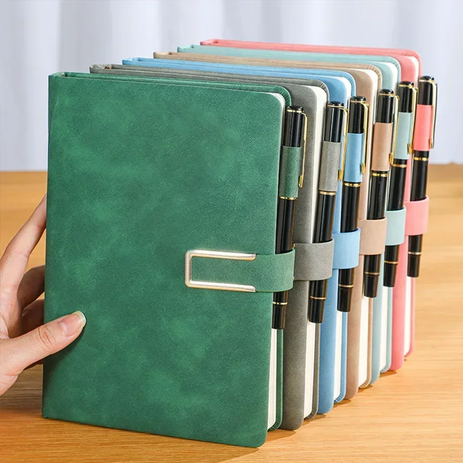 1pcs Soft-Cover Vintage A5 Lea - Leather Work Notepad 评论和价格