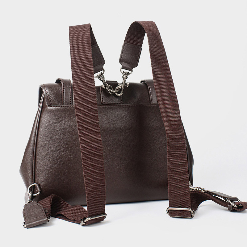 Female Vintage Soft Split Leat - Leather Work Womens Backpack 评论和价格
